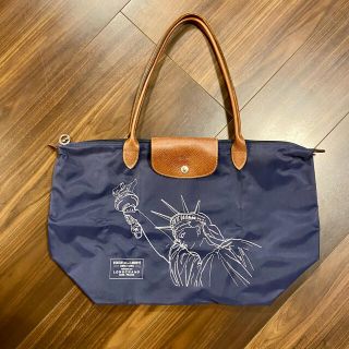 ロンシャン(LONGCHAMP)のロンシャン プリアージュ トートバッグ Mサイズ NY限定 ネイビー(トートバッグ)