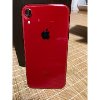 アイフォーン(iPhone)のiPhone XR 128GB レッド　SIMフリー(スマートフォン本体)