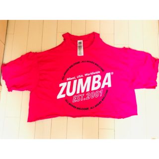 ズンバ(Zumba)のZUMBAリメイクTシャツ　フリーサイズ(Tシャツ(半袖/袖なし))