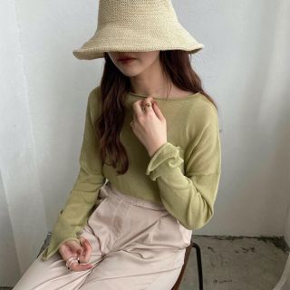 ローリーズファーム(LOWRYS FARM)のsheer pullover(カットソー(長袖/七分))