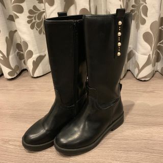 ザラキッズ(ZARA KIDS)のZARA パール付きブーツ(ブーツ)