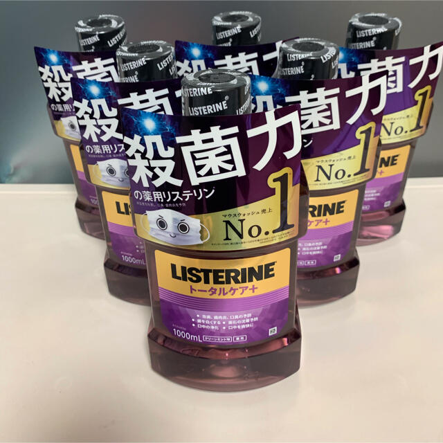 【お得なまとめ買い】６本セット　リステリン　トータルケアプラス　1000ml コスメ/美容のオーラルケア(口臭防止/エチケット用品)の商品写真