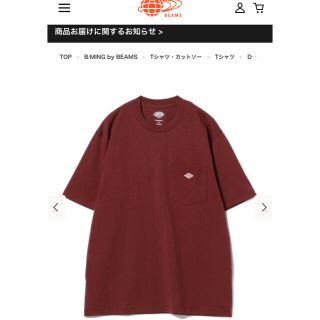 ダントン(DANTON)のDANTON,BEAMSコラボ　Tシャツ(Tシャツ/カットソー(半袖/袖なし))