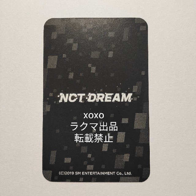 NCT DREAM ジェノ puff トレカ B フォトカード 公式