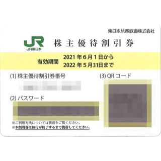 JR東日本 株主優待 運賃 4割 割引券 期限：2022/5/31 東日本旅客(その他)