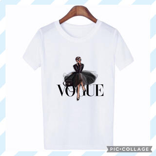 【新品】vogue Tシャツ ホワイト XL(Tシャツ(半袖/袖なし))