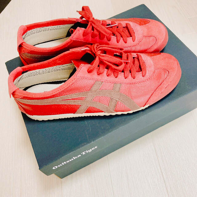 Onitsuka Tiger(オニツカタイガー)のオニツカタイガー　メキシコ66  クリムゾンレッド メンズの靴/シューズ(スニーカー)の商品写真