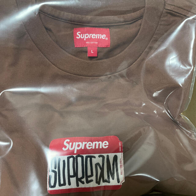 BlackSIZESupreme Gonz Nametag Top Brown L セット品