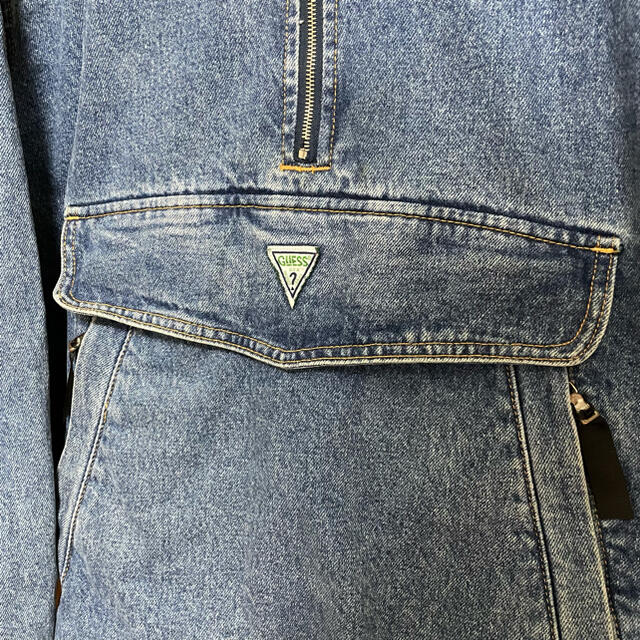GUESS(ゲス)の【M】GUESS GREEN LABEL DENIM ANORAK アノラック メンズのジャケット/アウター(Gジャン/デニムジャケット)の商品写真