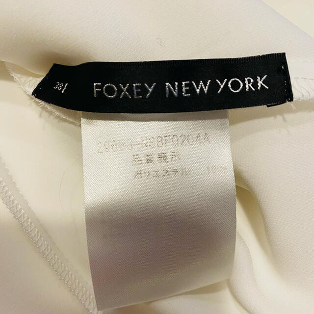 FOXEY(フォクシー)のフォクシーFOXEY NEWYORK ブラウス　38 レディースのトップス(シャツ/ブラウス(長袖/七分))の商品写真