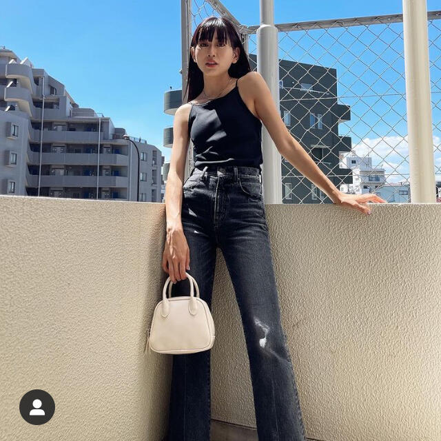 限定品定価よりお安く♡限定革パッチ♡MOUSSY MVS BLACK FLARE 1