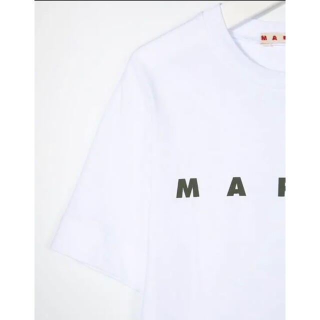 Marni(マルニ)の【新作】MARNI ロゴTシャツ　ホワイト　12 レディースのトップス(Tシャツ(半袖/袖なし))の商品写真
