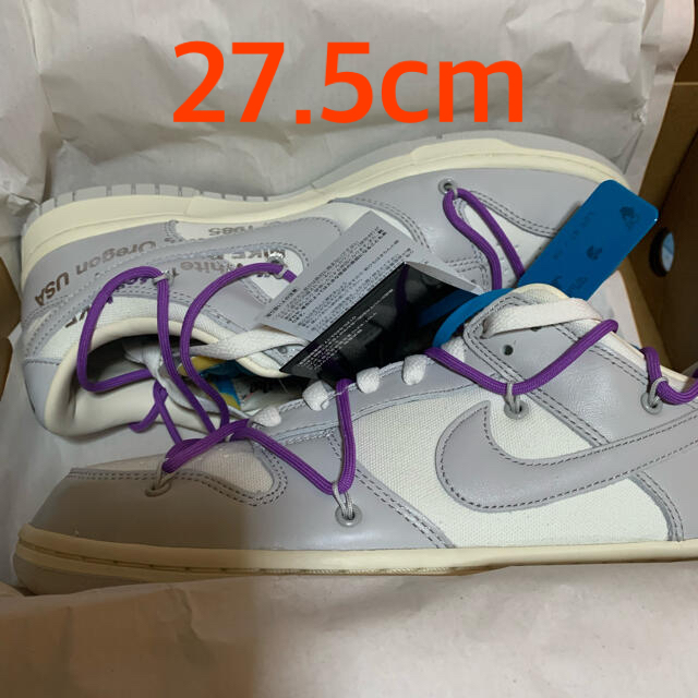 OFF-WHITE × NIKE DUNK LOW  "47" 27.5