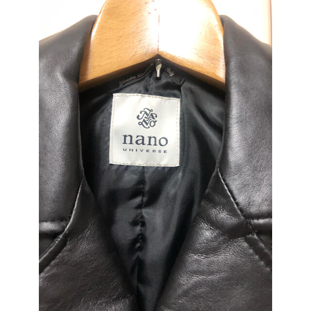 nano・universe(ナノユニバース)の※値引き【nano・universe ライダース】 レディースのジャケット/アウター(ライダースジャケット)の商品写真