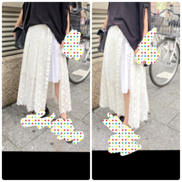 sacai - sacaiコレクションラインプリーツレースドッキング sacai - sacaiコレクションラインプリーツレースドッキング