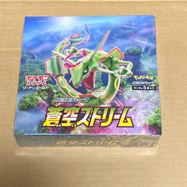 エンタメ/ホビー新品未開封 ポケモンカード 蒼空ストリーム　box シュリンク付き