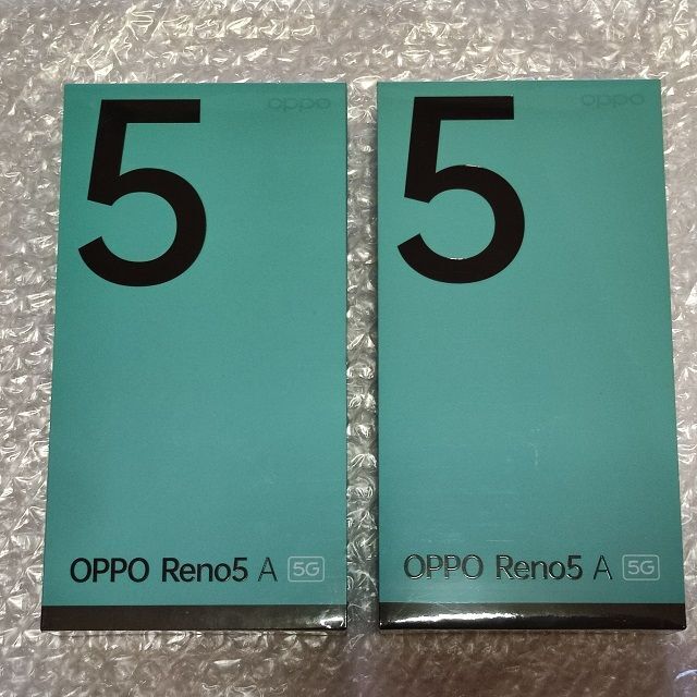 OPPO(オッポ)のD様専用⭐新品未開封品×2台⭐楽天モバイル版 OPPO Reno5 A スマホ/家電/カメラのスマートフォン/携帯電話(スマートフォン本体)の商品写真