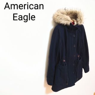 【セール中】AmericanEagleモッズコート 取り外し可能ファー付中綿 M