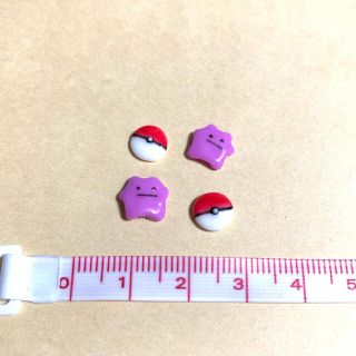 ポケモン(ポケモン)の3Dネイルパーツ (メタモン)(デコパーツ)