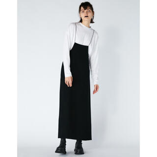 ENFOLD Shirring Salopette Skirt  38  美品