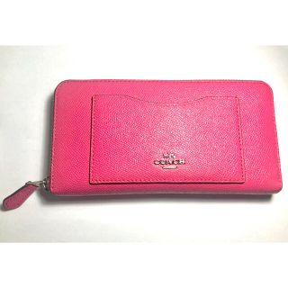 コーチ(COACH)のCOACH 財布 長財布 マゼンダ ピンク(財布)