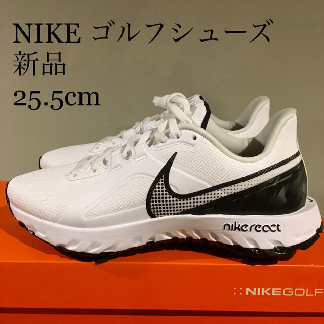 ⛳️ 【新品】ナイキ NIKE ゴルフシューズ 白 25.5cm-