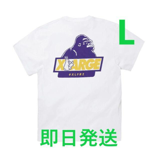エクストララージ(XLARGE)のFR2 XLARGE コラボ Rabbit OG Logo T 白 L(Tシャツ/カットソー(半袖/袖なし))