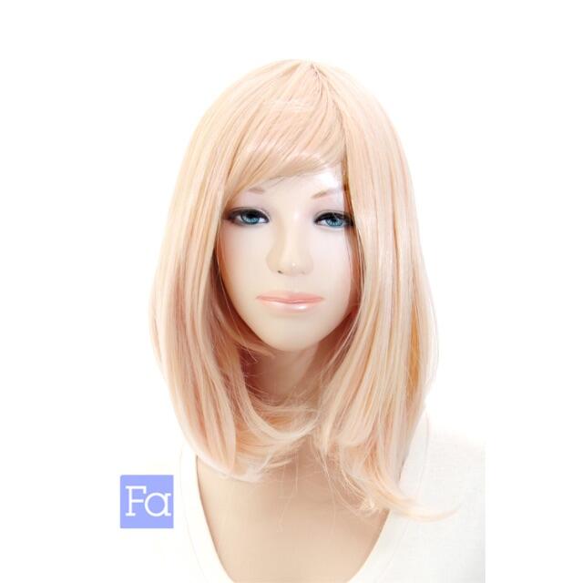 NAVANA WIG(ナバーナウィッグ)のSwalowtail ピンクゴールド　ボブウィッグ　毛束セット エンタメ/ホビーのコスプレ(ウィッグ)の商品写真