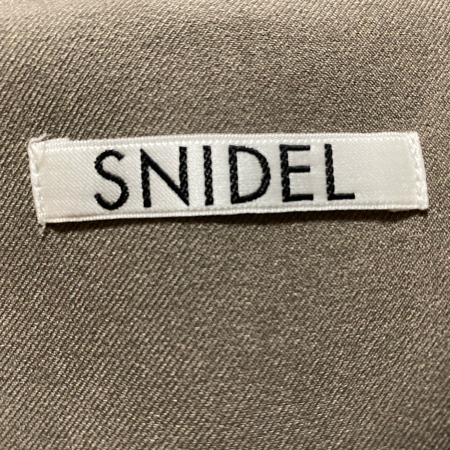 SNIDEL(スナイデル)のsnidel ハイウエストヘムフレアツイルスカート スナイデル レディースのスカート(ロングスカート)の商品写真