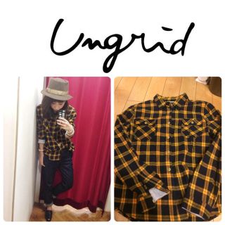 アングリッド(Ungrid)のungrid タータンチェックシャツ(シャツ/ブラウス(長袖/七分))