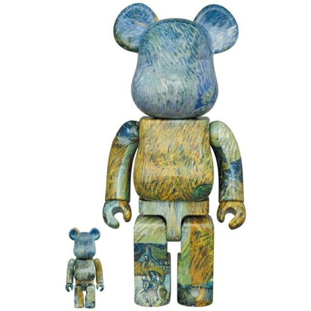 MEDICOM TOY(メディコムトイ)のゴッホ展 BE@RBRICK Van Gogh 100%&400% ハンドメイドのおもちゃ(フィギュア)の商品写真