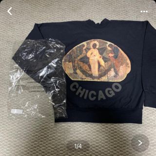 アディダス(adidas)のJesus is king painting crew neck (スウェット)