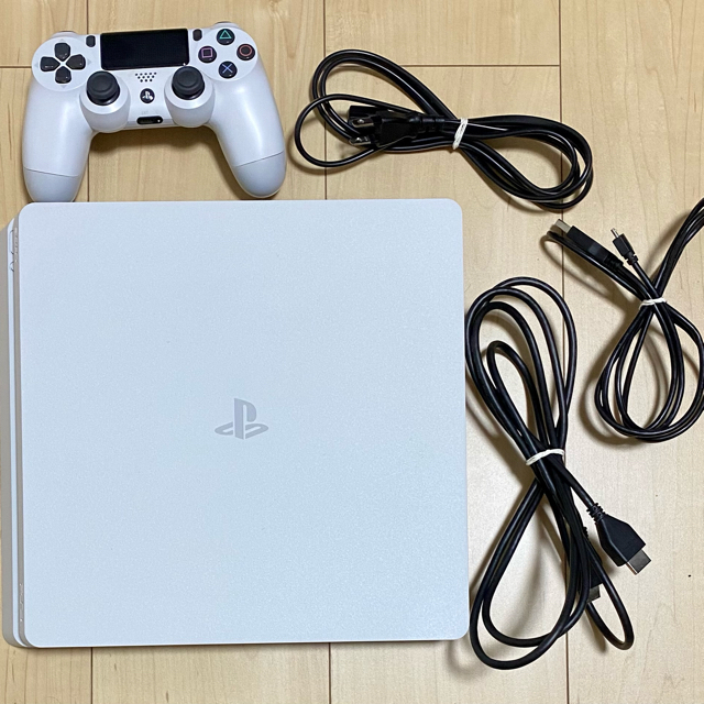 家庭用ゲーム機本体【即購入可】1TB PS4本体(ホワイト) 箱無し　CUH-2100B