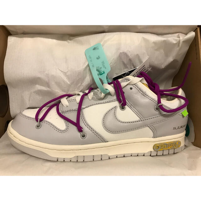 OFF-WHITE x NIKE DUNK LOW 1 OF 50 ”21”メンズ