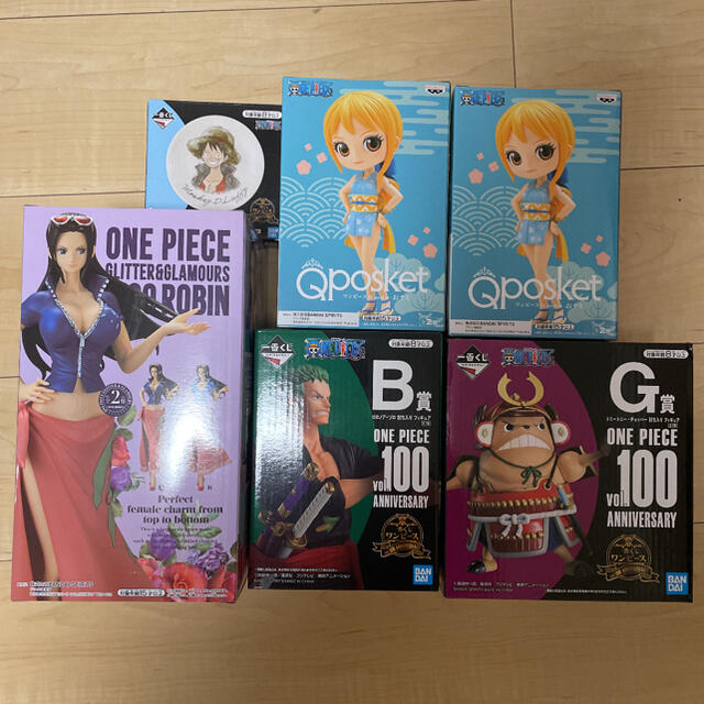 【ワンピース】ONE PIECE一番くじ ゾロチョッパーナミロビン6点セット