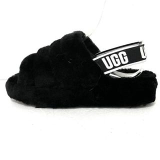 UGG☆レア色☆ボルドーファーサンダル新品