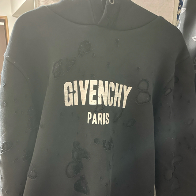 GIVENCHY ジバンシー デストロイドパーカー565cm袖丈