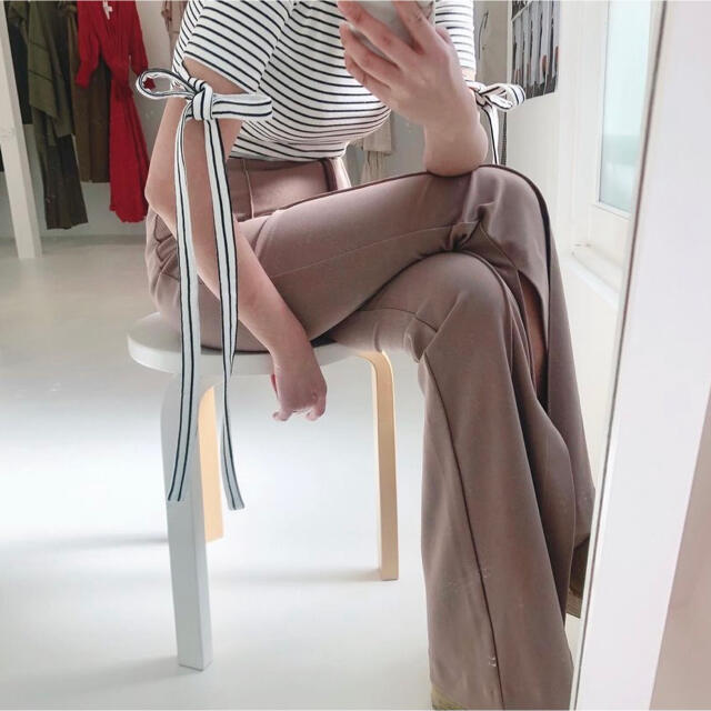 【miさま専用】Rosary moon♡完売品アームリボンTシャツ♡ボーダー | フリマアプリ ラクマ