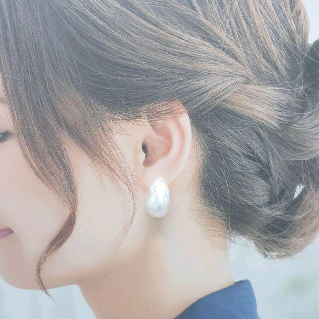 《新品》淡水バロックパールピアス《LARICA、ripsalis風》淡水パールアクセサリー