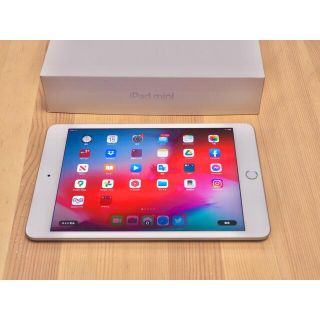 アップル(Apple)の【美品】iPad mini 5 Apple MUQX2J/A 64GB シルバー(タブレット)