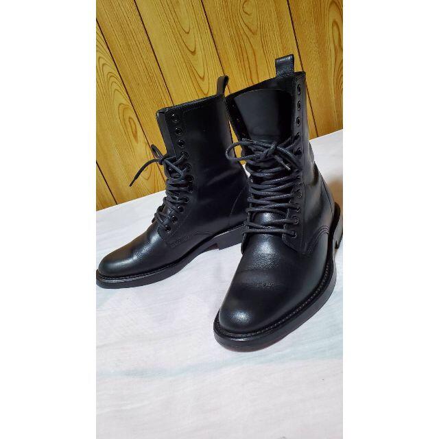 Saint Laurent - 正規美 サンローランパリ レースアップブーツ 黒 39