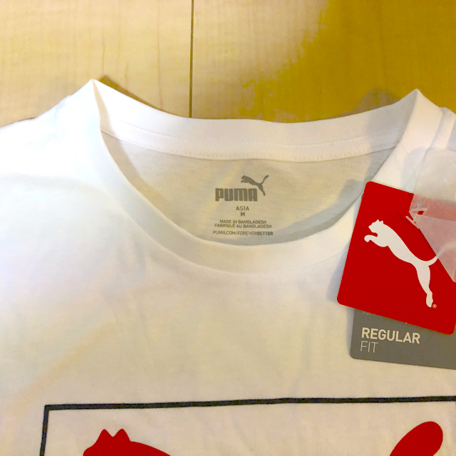 PUMA(プーマ)の【新品】PUMA Tシャツ❣️ プーマ Tシャツ❣️レッドロゴ　サイズ: M メンズのトップス(Tシャツ/カットソー(半袖/袖なし))の商品写真