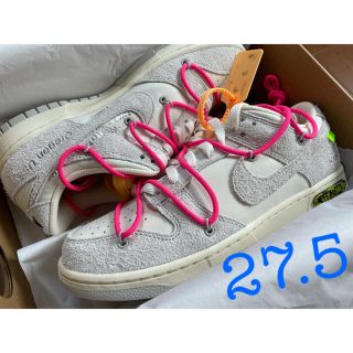 NIKE - off-white NIKE dunk 17 27.5cm オフホワイト ナイキの通販 by