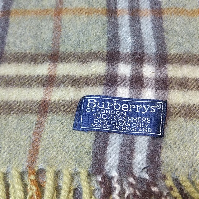 BURBERRY(バーバリー)のお安く提供英国製カシミヤ100％バーバリー男女兼用マフラー美品です。 メンズのファッション小物(マフラー)の商品写真