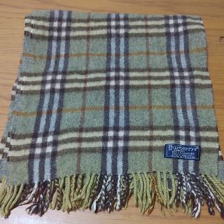 バーバリー(BURBERRY) マフラー(グリーン・カーキ/緑色系)の通販 58