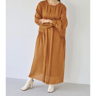 トゥデイフル(TODAYFUL)の【TODAYFUL】 Silk Gather Dress 【2021aw】(ロングワンピース/マキシワンピース)