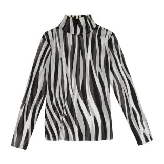 ケンゾー(KENZO)のVelvet glove zebra top(Tシャツ/カットソー(七分/長袖))