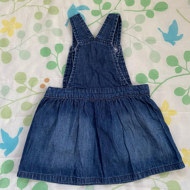 babyGAP(ベビーギャップ)のベビー ギャップ  デニムサロペット　90 キッズ/ベビー/マタニティのキッズ服女の子用(90cm~)(スカート)の商品写真