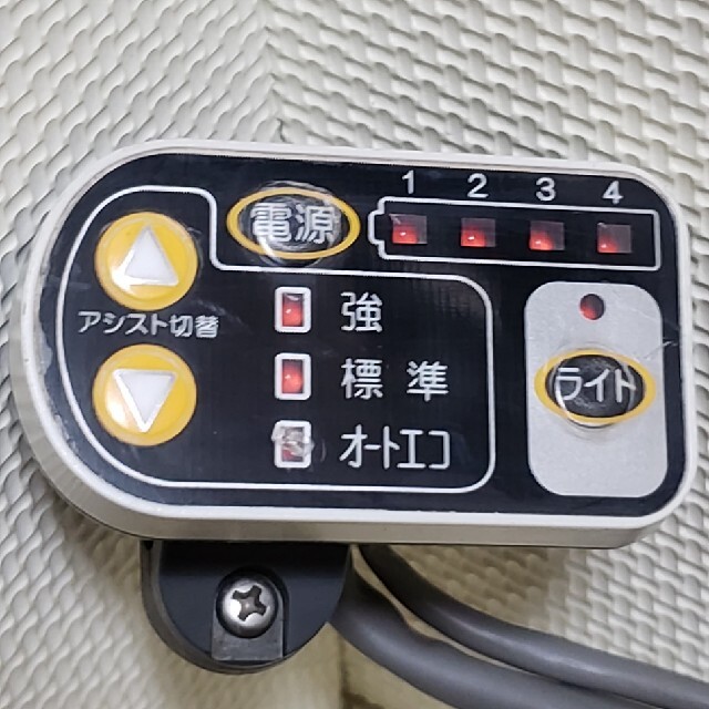 ヤマハ,ブリヂストン アシスト自転車用 手元スイッチ(PZ系等) 白 ヤマハ,ブリヂストン アシスト自転車用 手元スイッチ(PZ系等) 白