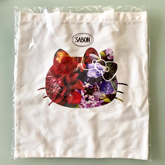 SABON(サボン)のSANON ブルーミングトートバッグ サンリオ キティ 蜷川実花 レディースのバッグ(トートバッグ)の商品写真